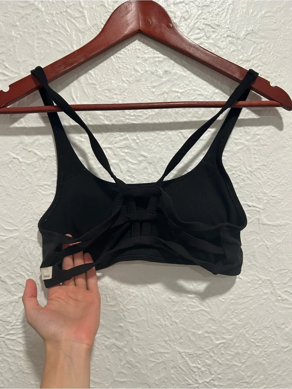 Vuori Black Sports Bra- Yosemite Longline Bra